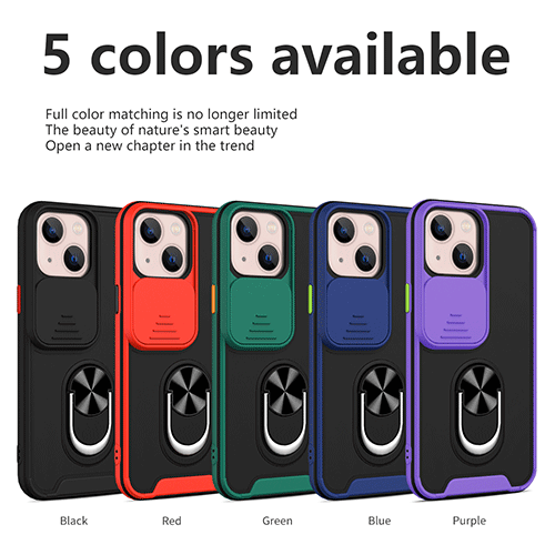 Navlaka za telefon sa kliznim poklopcem sa držačem prstena